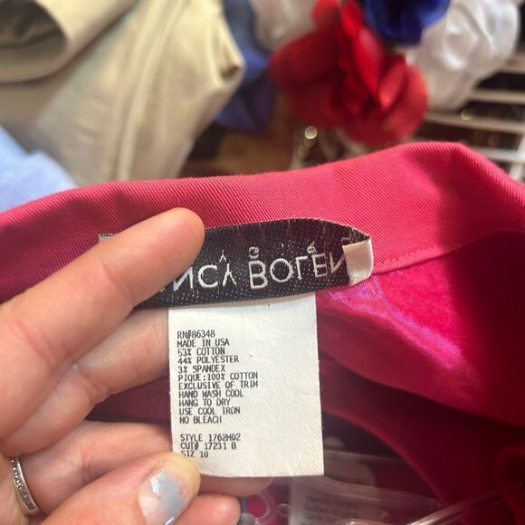 Nancy Bolen ladies 10 pink tank top with jacket and pink pants are a size 10 - Picture 6 of 11